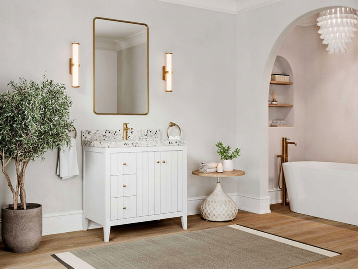 Atlanta 36 W x 22 D Center Sink Vanity for Elegant Bathrooms - photo 2