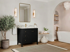 Atlanta 36 in. W x 22 in. D Center Sink Bathroom Vanity for Modern Elegant Bathrooms - photo 2