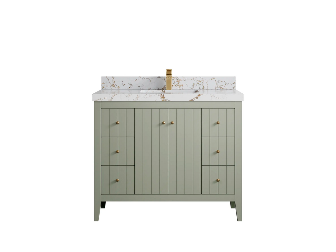 Atlanta 42 in. W x 22 in. D Single Sink Bathroom Vanity - Willow Bath and Vanity