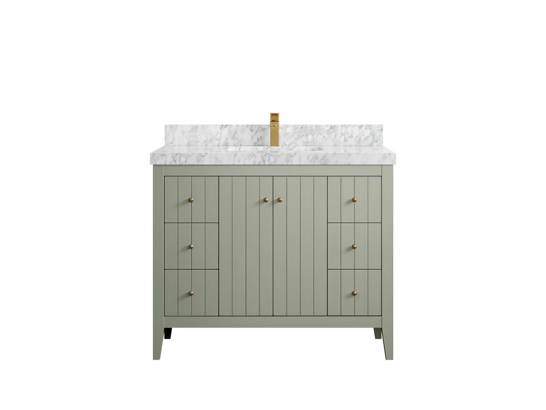 Atlanta 42 in. W x 22 in. D Single Sink Bathroom Vanity - Willow Bath and Vanity