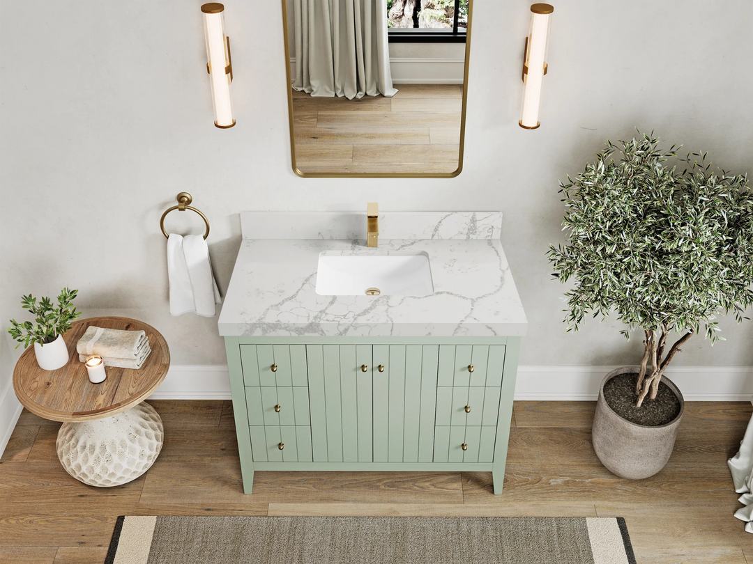 Atlanta 42 in. W x 22 in. D Single Sink Bathroom Vanity - Willow Bath and Vanity
