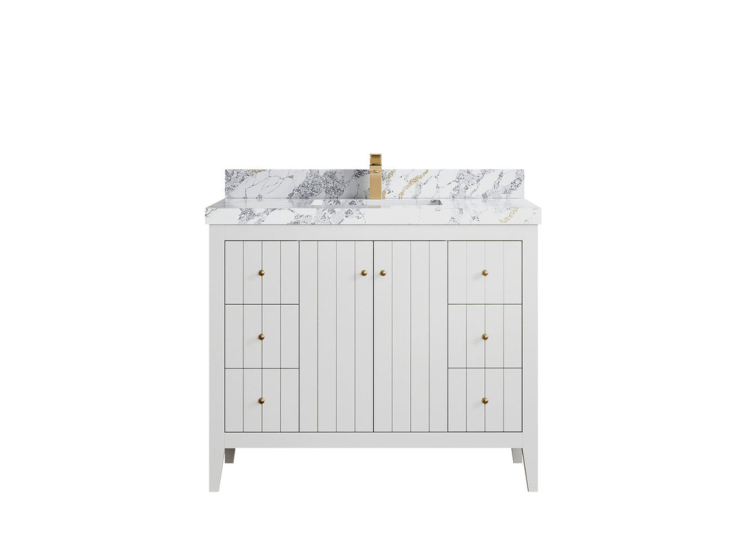 Atlanta 42 in. W x 22 in. D Single Sink Bathroom Vanity - Willow Bath and Vanity