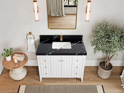 Atlanta 42 in. W x 22 in. D Single Sink Bathroom Vanity - Willow Bath and Vanity