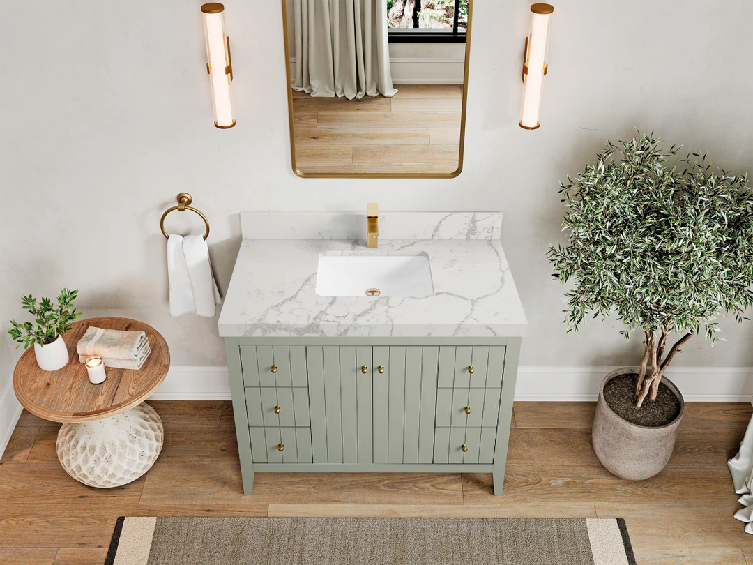 Atlanta 42 in. W x 22 in. D Single Sink Bathroom Vanity - Willow Bath and Vanity