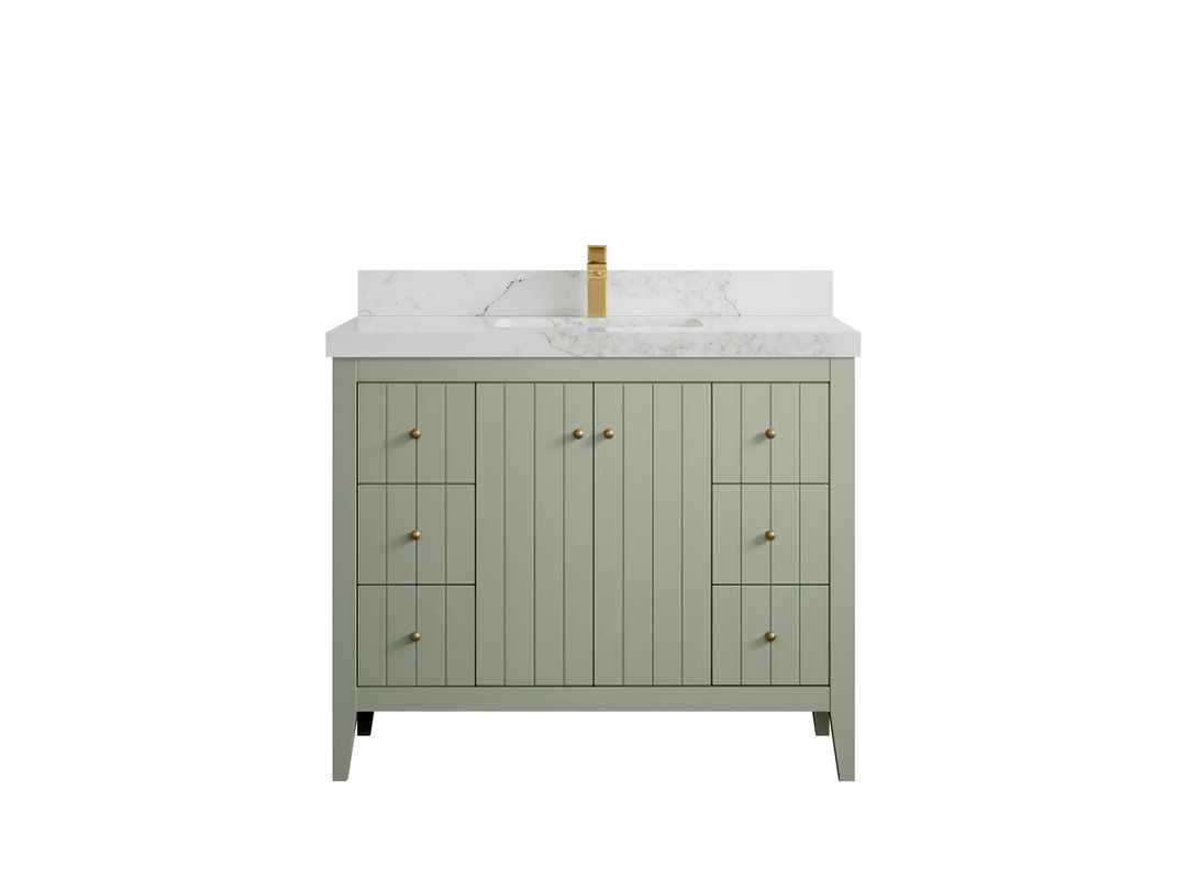 Atlanta 42 in. W x 22 in. D Single Sink Bathroom Vanity - Willow Bath and Vanity