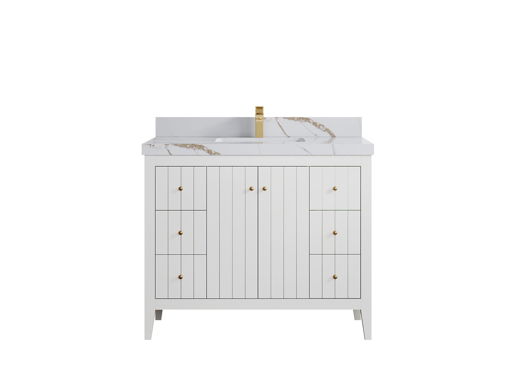 Atlanta 42 in. W x 22 in. D Single Sink Bathroom Vanity - Willow Bath and Vanity