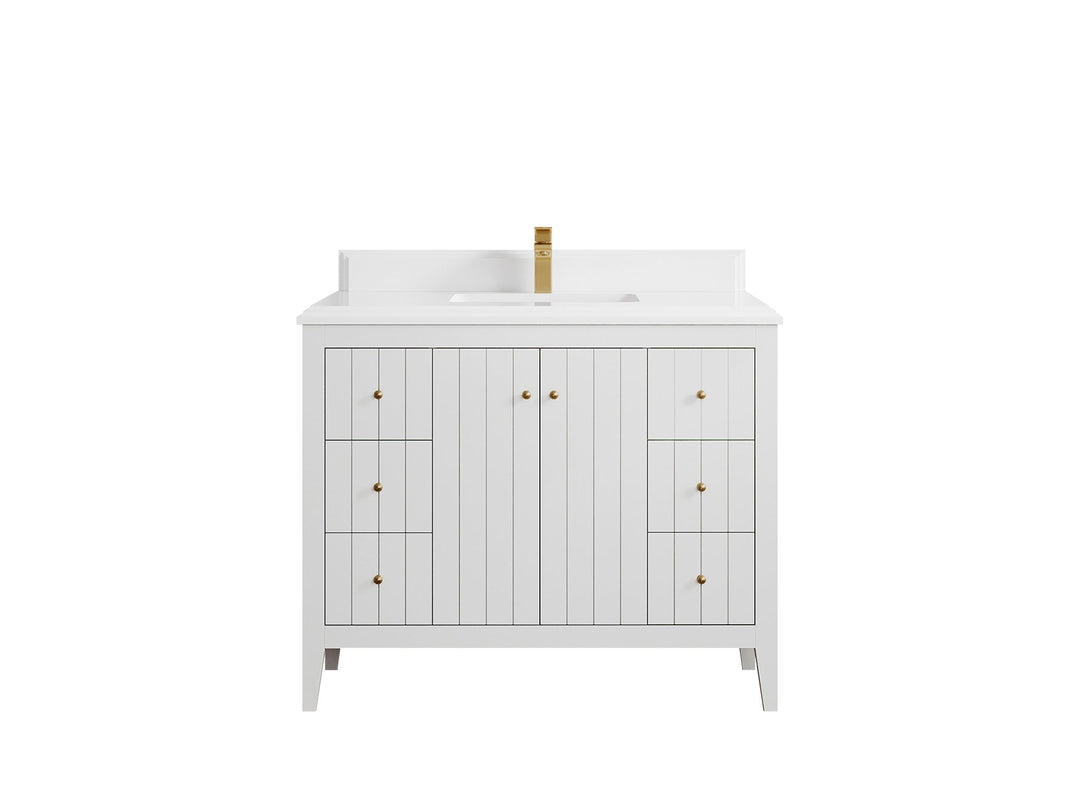 Atlanta 42 in. W x 22 in. D Single Sink Bathroom Vanity - Willow Bath and Vanity