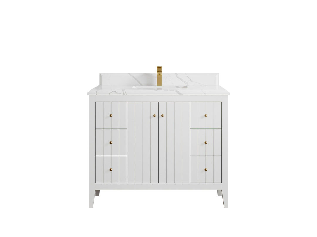 Atlanta 42 in. W x 22 in. D Single Sink Bathroom Vanity - Willow Bath and Vanity