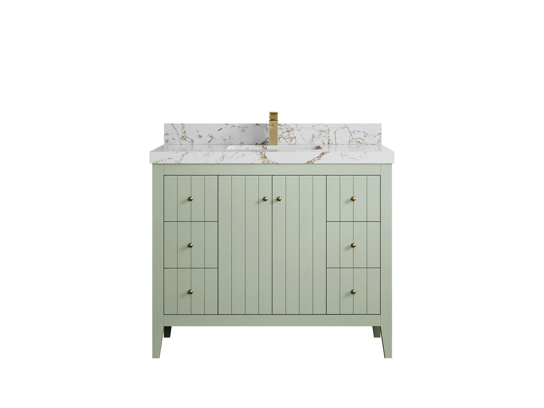 Atlanta 42 in. W x 22 in. D Single Sink Bathroom Vanity - Willow Bath and Vanity
