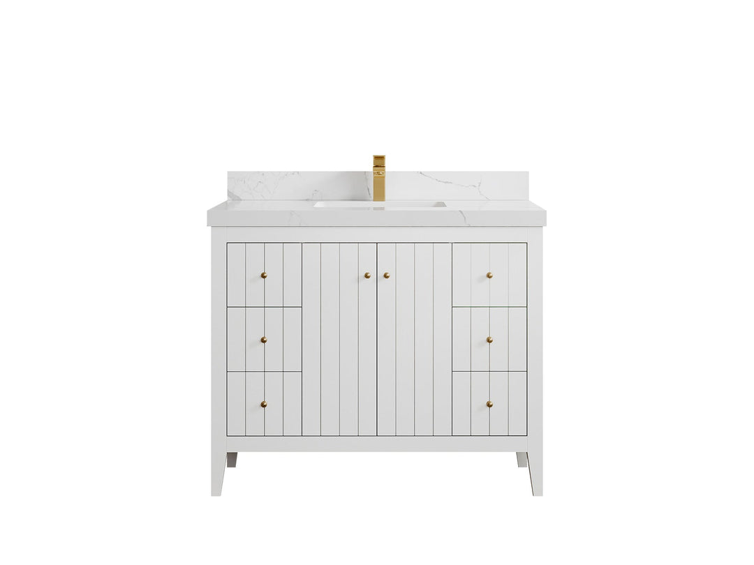 Atlanta 42 in. W x 22 in. D Single Sink Bathroom Vanity - Willow Bath and Vanity