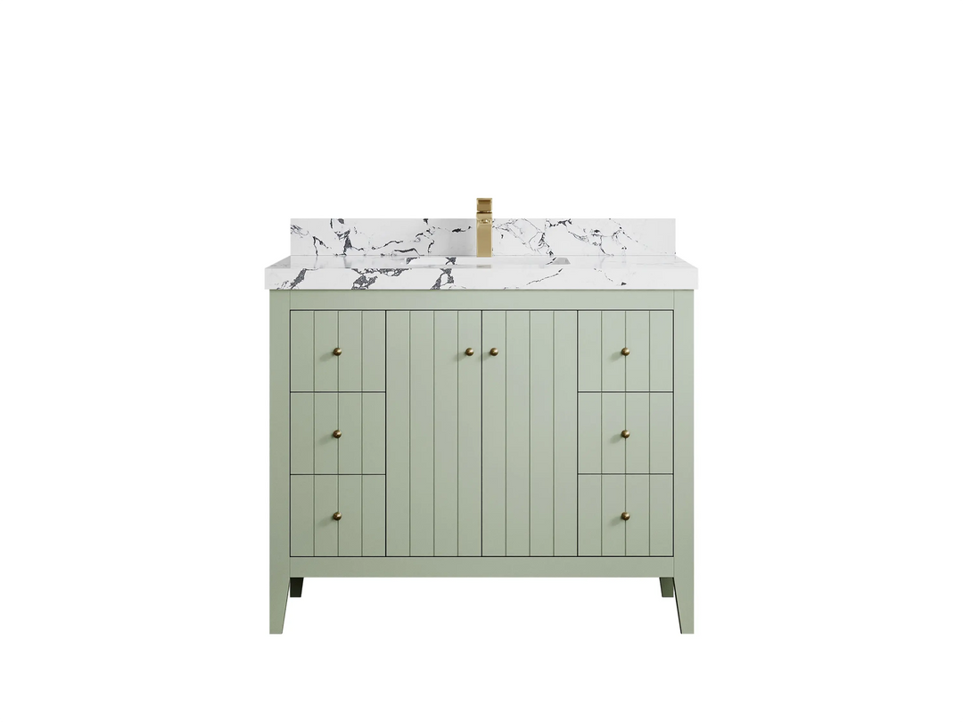 Atlanta 42 in. W x 22 in. D Single Sink Bathroom Vanity - Willow Bath and Vanity
