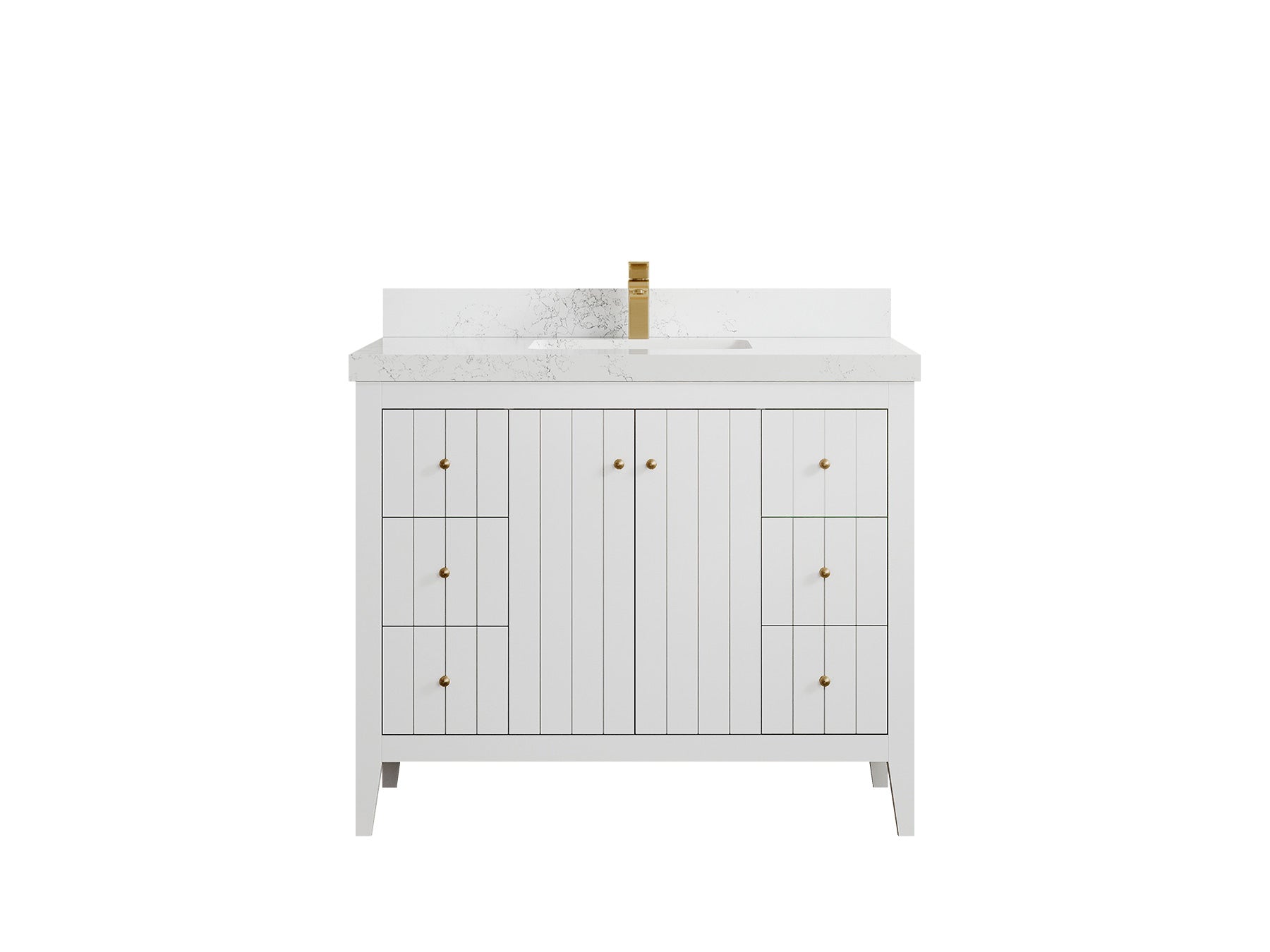 Atlanta 42 in. W x 22 in. D Single Sink Bathroom Vanity - Willow Bath and Vanity