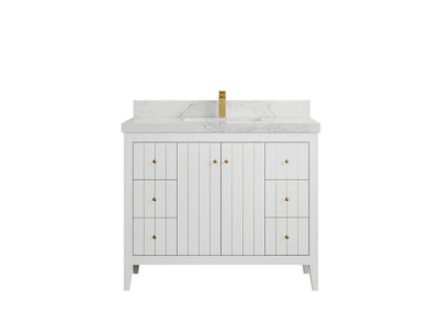 Atlanta 42 in. W x 22 in. D Single Sink Bathroom Vanity - Willow Bath and Vanity