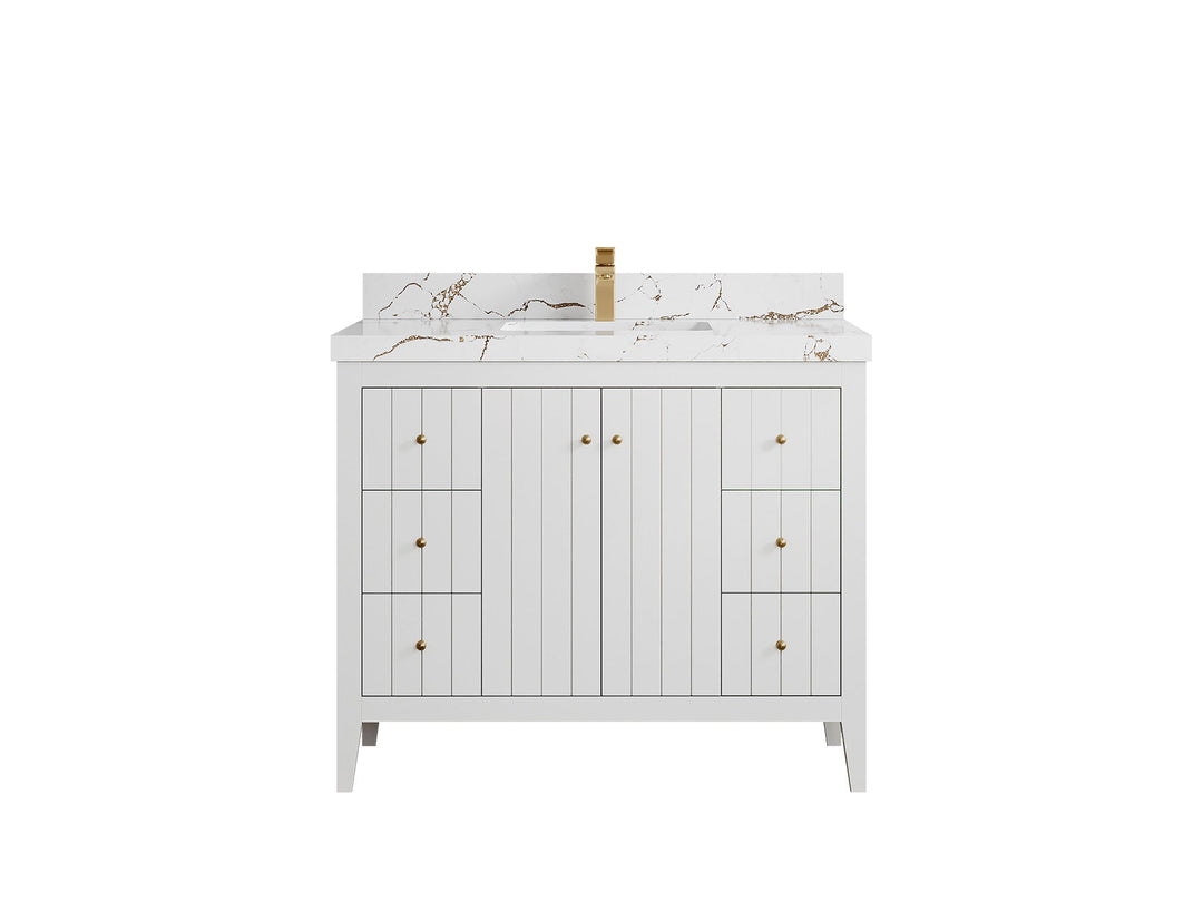 Atlanta 42 in. W x 22 in. D Single Sink Bathroom Vanity - Willow Bath and Vanity