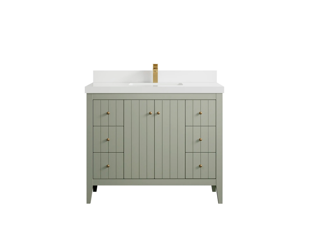 Atlanta 42 in. W x 22 in. D Single Sink Bathroom Vanity - Willow Bath and Vanity