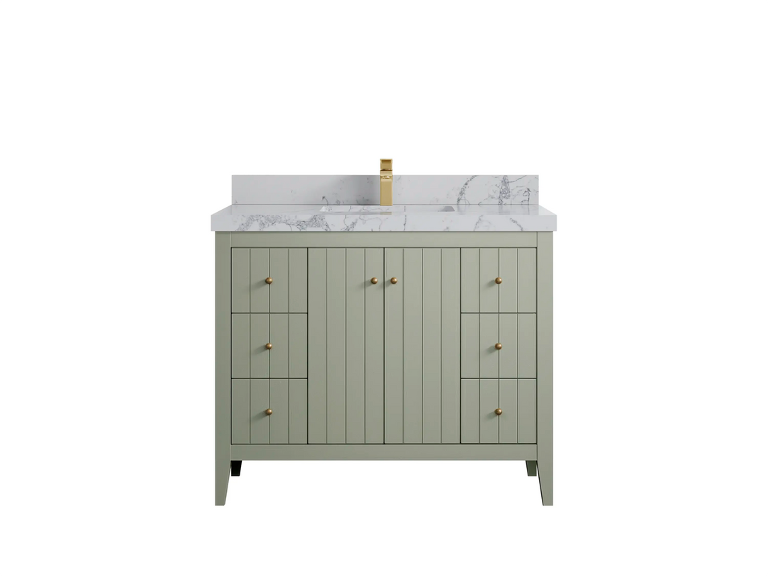 Atlanta 42 in. W x 22 in. D Single Sink Bathroom Vanity - Willow Bath and Vanity