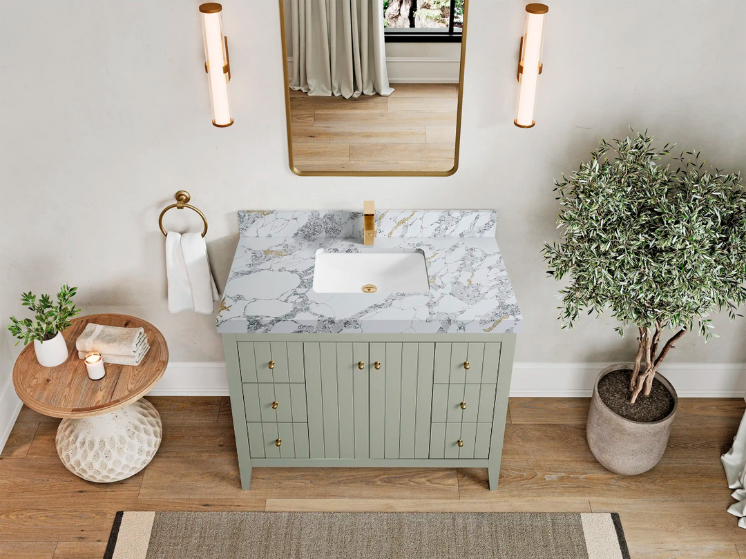 Atlanta 42 in. W x 22 in. D Single Sink Bathroom Vanity - Willow Bath and Vanity