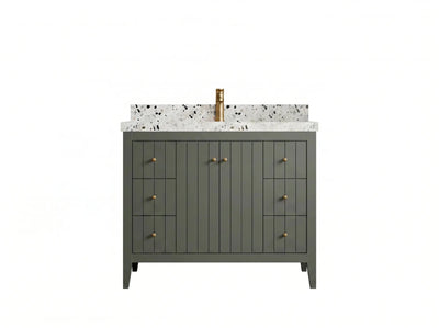 Atlanta 42 in. W x 22 in. D Single Sink Bathroom Vanity - Willow Bath and Vanity