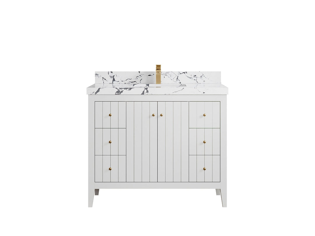 Atlanta 42 in. W x 22 in. D Single Sink Bathroom Vanity - Willow Bath and Vanity