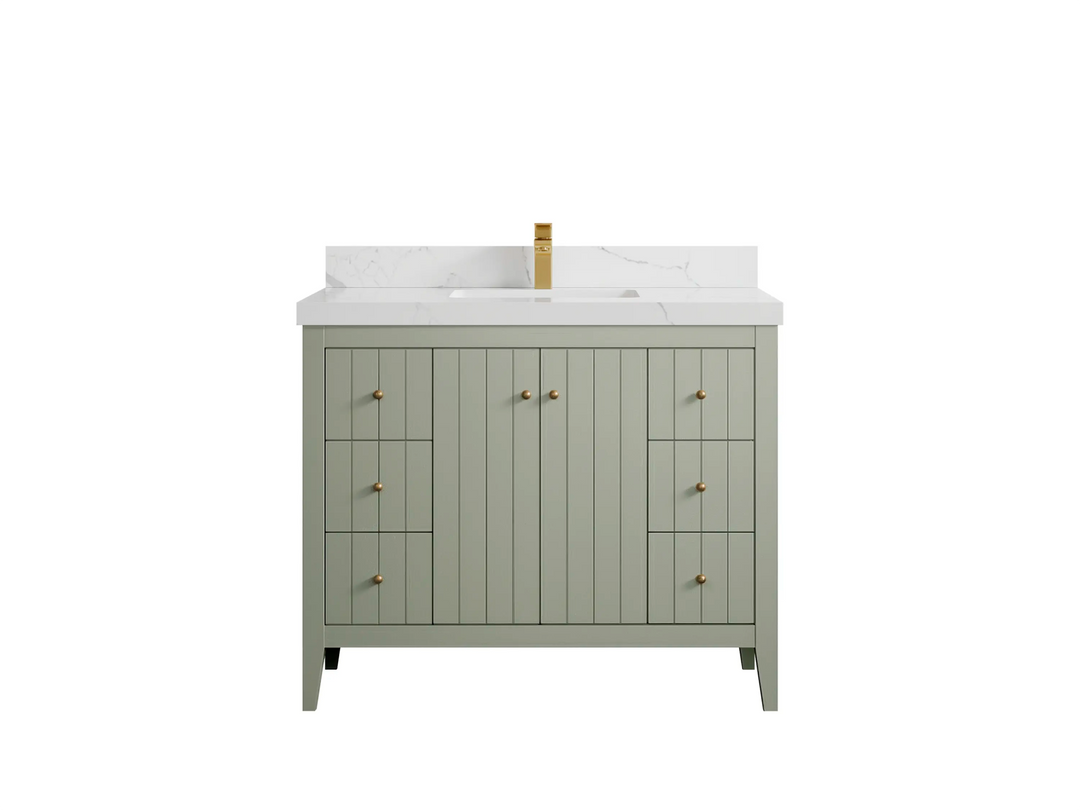 Atlanta 42 in. W x 22 in. D Single Sink Bathroom Vanity - Willow Bath and Vanity