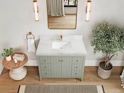 Atlanta 42 in. W x 22 in. D Single Sink Bathroom Vanity - Willow Bath and Vanity