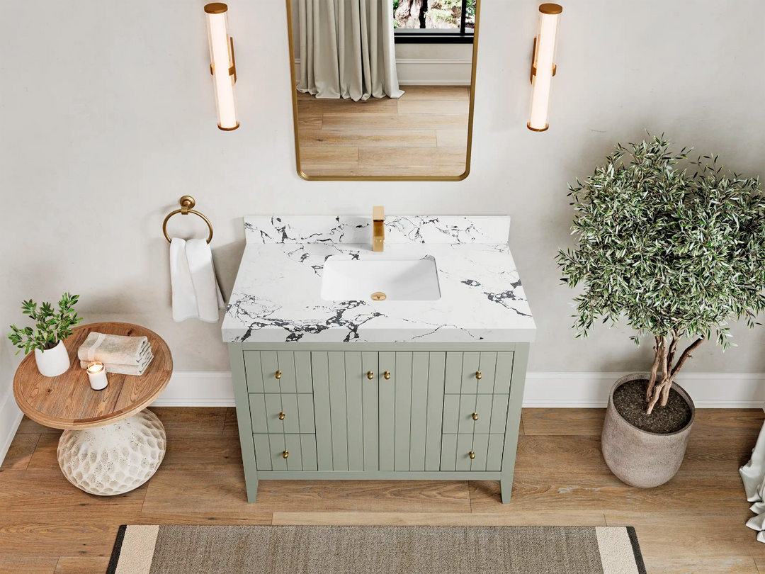 Atlanta 42 in. W x 22 in. D Single Sink Bathroom Vanity - Willow Bath and Vanity