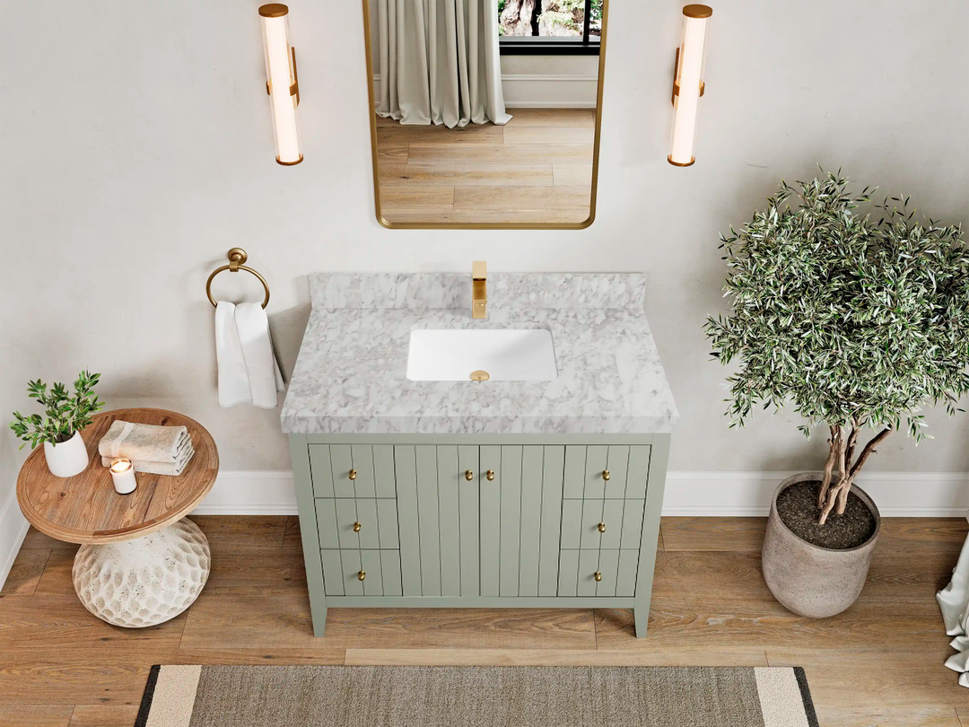 Atlanta 42 in. W x 22 in. D Single Sink Bathroom Vanity - Willow Bath and Vanity
