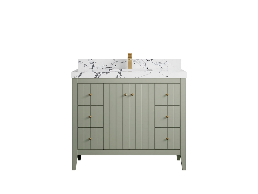 Atlanta 42 in. W x 22 in. D Single Sink Bathroom Vanity - Willow Bath and Vanity