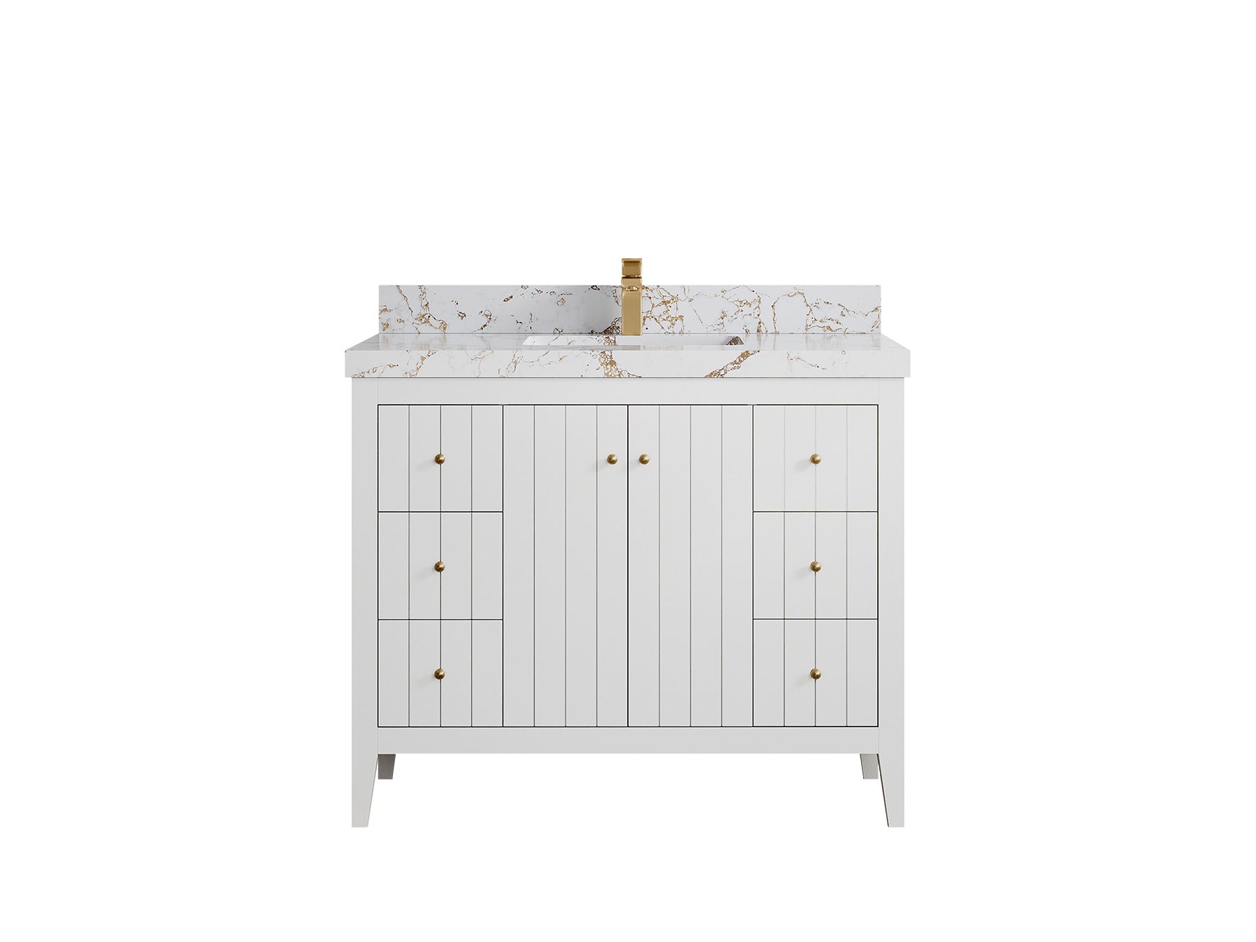 Atlanta 42 in. W x 22 in. D Single Sink Bathroom Vanity - Willow Bath and Vanity