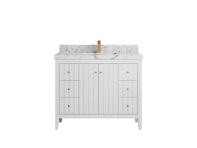 Atlanta 42 in. W x 22 in. D Single Sink Bathroom Vanity - Willow Bath and Vanity