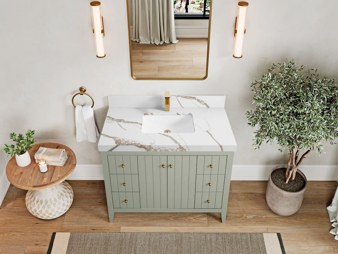 Atlanta 42 in. W x 22 in. D Single Sink Bathroom Vanity - Willow Bath and Vanity