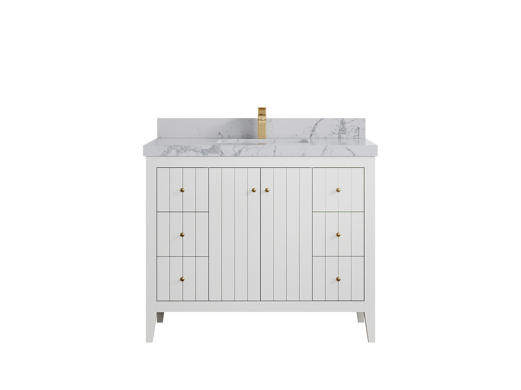 Atlanta 42 in. W x 22 in. D Single Sink Bathroom Vanity - Willow Bath and Vanity