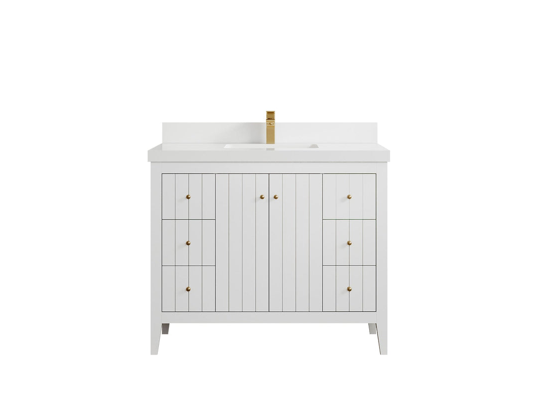 Atlanta 42 in. W x 22 in. D Single Sink Bathroom Vanity - Willow Bath and Vanity