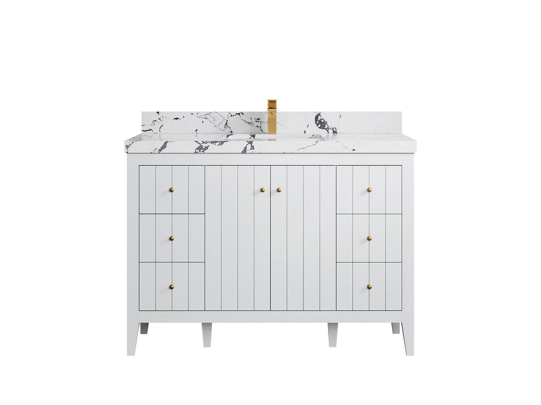 Atlanta 48 in. W x 22 in. D Single Sink Bathroom Vanity - Willow Bath and Vanity