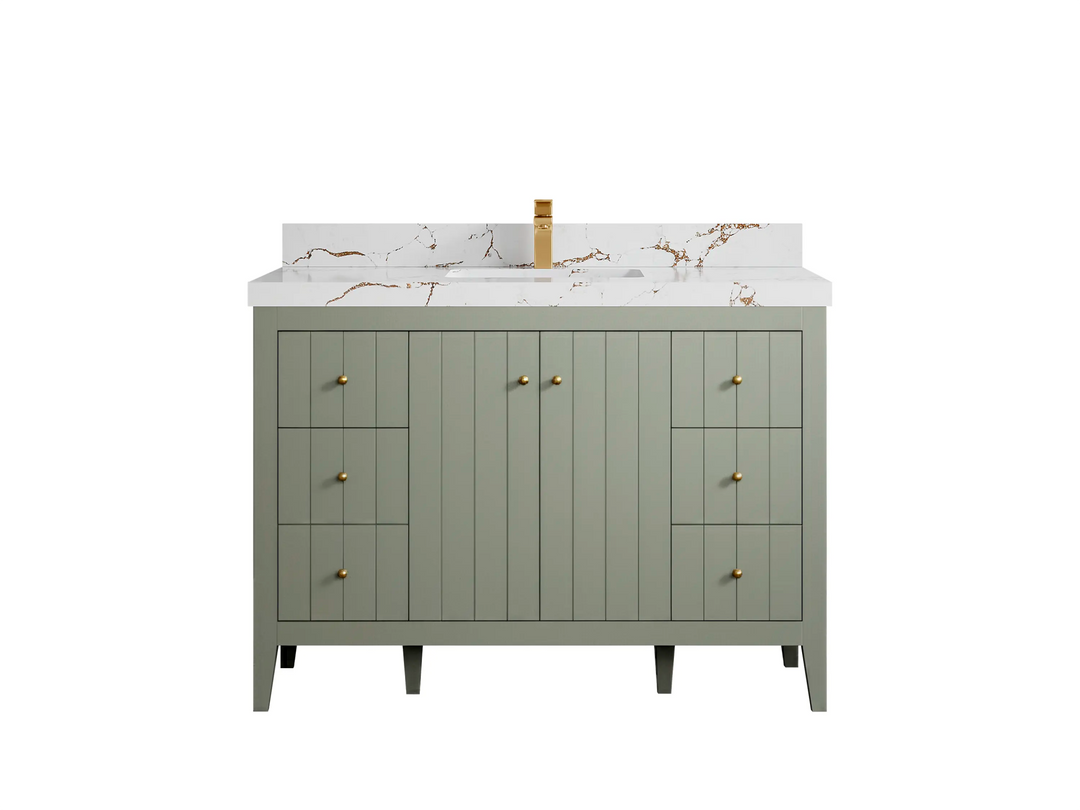 Atlanta 48 in. W x 22 in. D Single Sink Bathroom Vanity - Willow Bath and Vanity