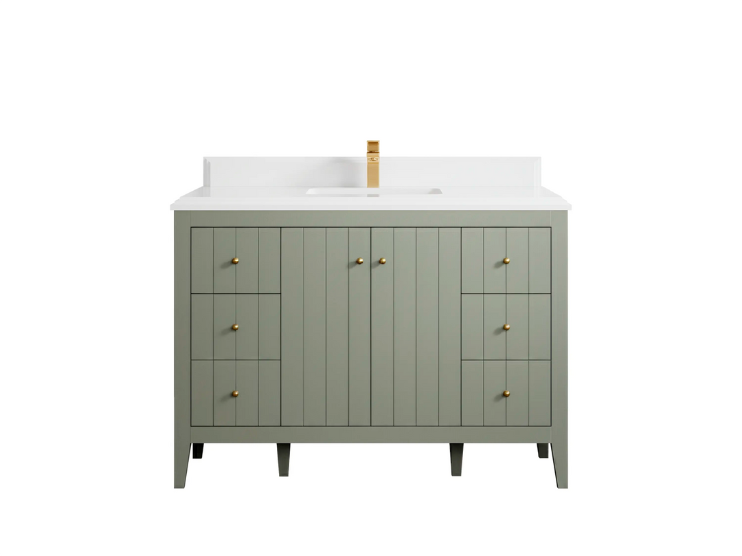 Atlanta 48 in. W x 22 in. D Single Sink Bathroom Vanity - Willow Bath and Vanity