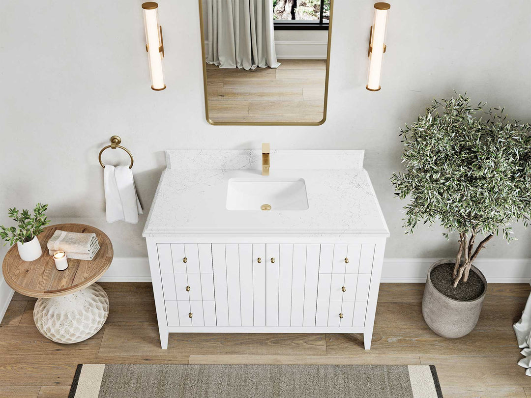 Atlanta 48 in. W x 22 in. D Single Sink Bathroom Vanity - Willow Bath and Vanity