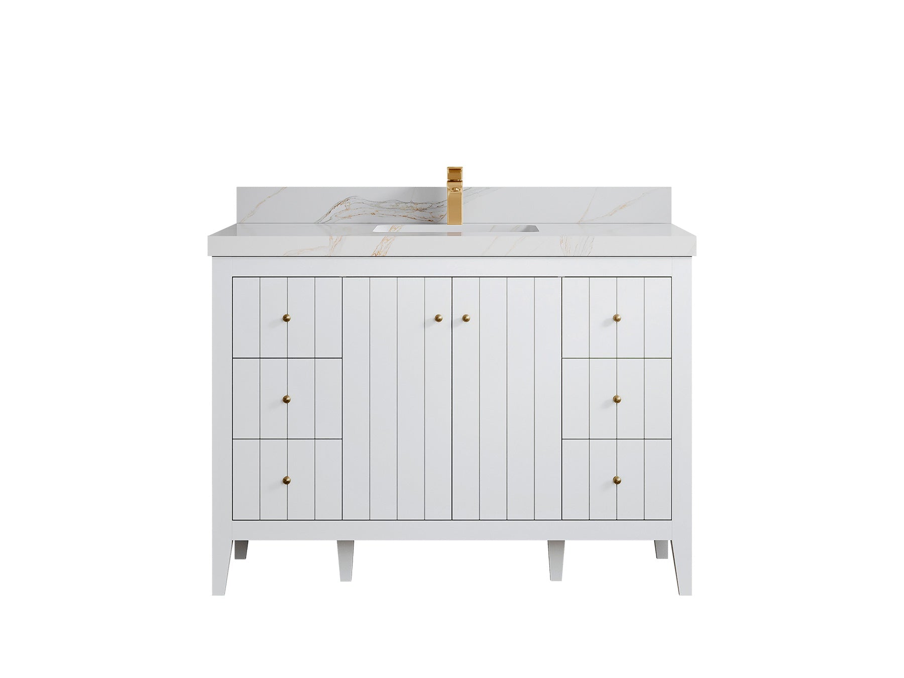 Atlanta 48 in. W x 22 in. D Single Sink Bathroom Vanity - Willow Bath and Vanity
