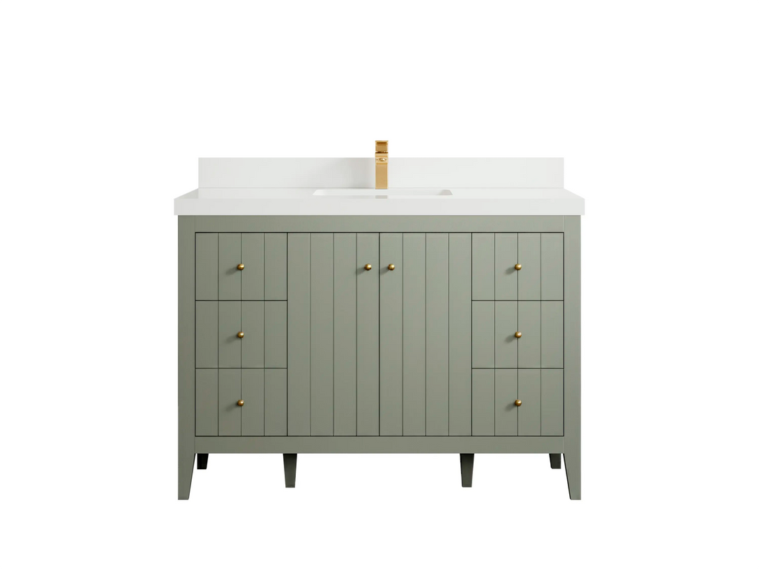 Atlanta 48 in. W x 22 in. D Single Sink Bathroom Vanity - Willow Bath and Vanity
