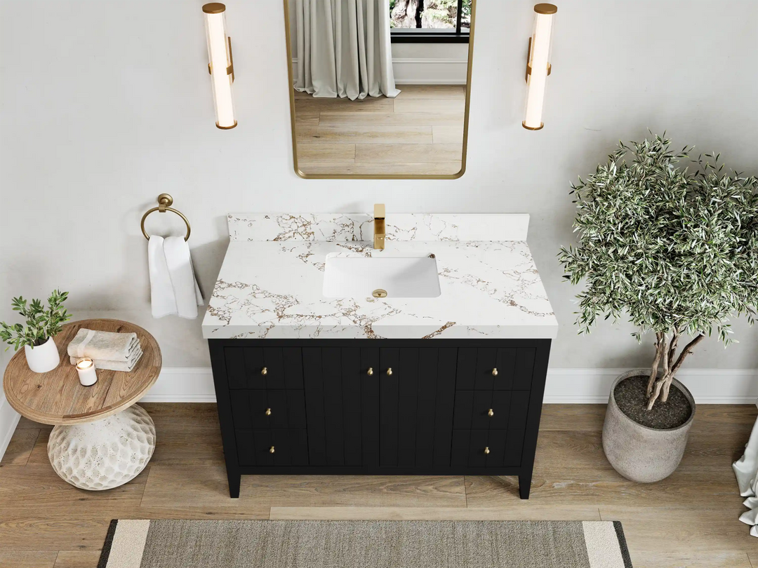 Atlanta 48 in. W x 22 in. D Single Sink Bathroom Vanity - Willow Bath and Vanity