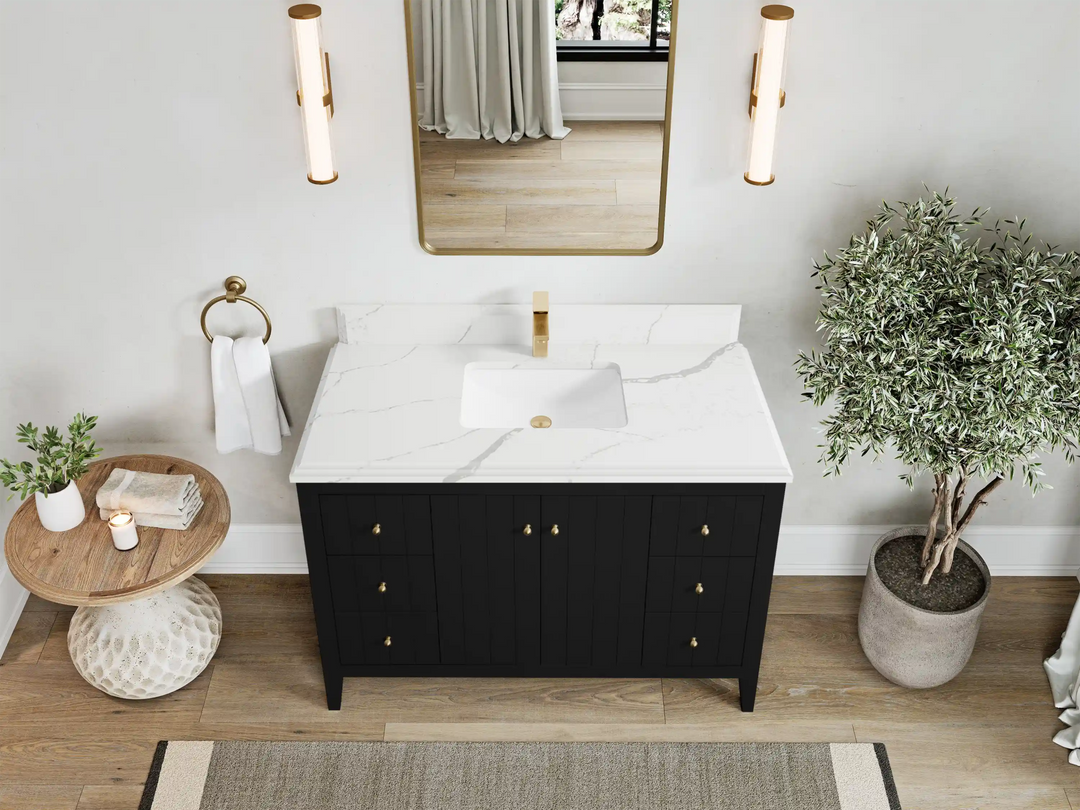 Atlanta 48 in. W x 22 in. D Single Sink Bathroom Vanity - Willow Bath and Vanity