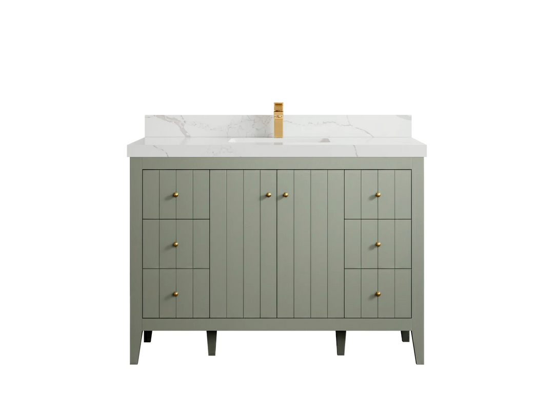 Atlanta 48 in. W x 22 in. D Single Sink Bathroom Vanity - Willow Bath and Vanity