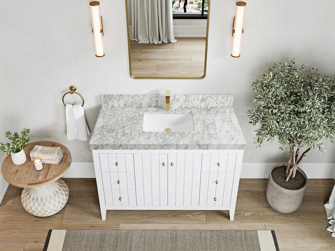 Atlanta 48 in. W x 22 in. D Single Sink Bathroom Vanity - Willow Bath and Vanity
