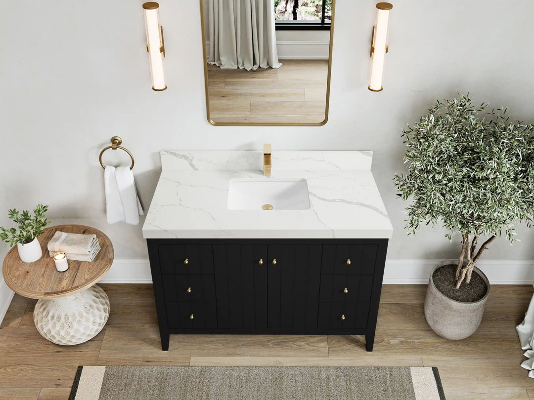 Atlanta 48 in. W x 22 in. D Single Sink Bathroom Vanity - Willow Bath and Vanity