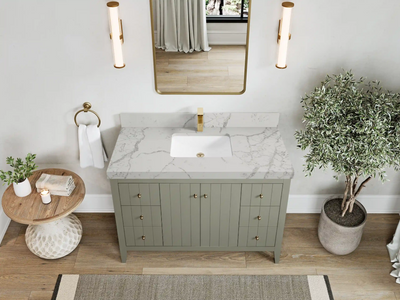 Atlanta 48 in. W x 22 in. D Single Sink Bathroom Vanity - Willow Bath and Vanity