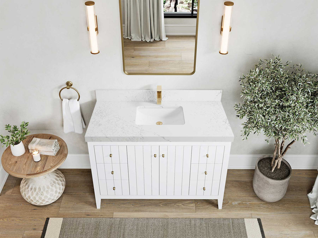 Atlanta 48 in. W x 22 in. D Single Sink Bathroom Vanity - Willow Bath and Vanity