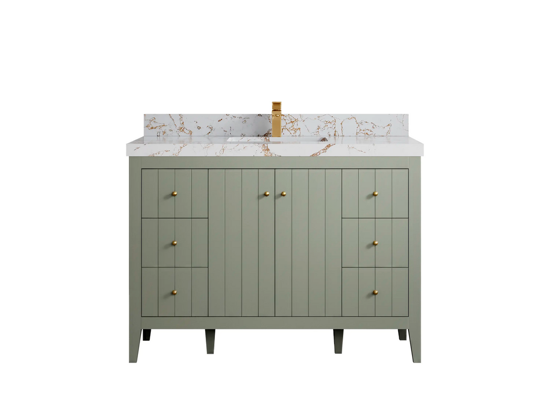 Atlanta 48 in. W x 22 in. D Single Sink Bathroom Vanity - Willow Bath and Vanity