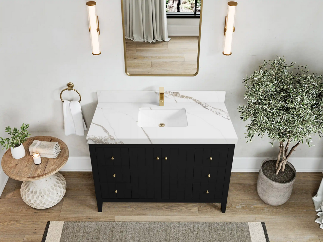 Atlanta 48 in. W x 22 in. D Single Sink Bathroom Vanity - Willow Bath and Vanity