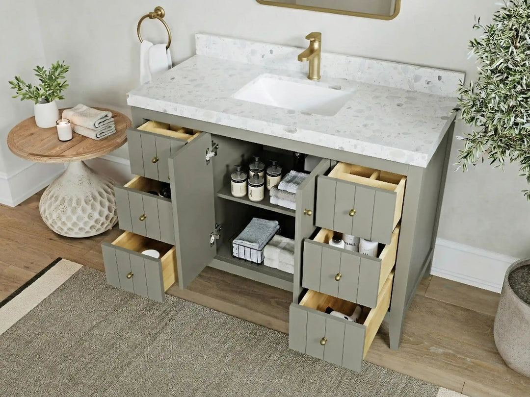 Atlanta 48 in. W x 22 in. D Single Sink Bathroom Vanity - Willow Bath and Vanity