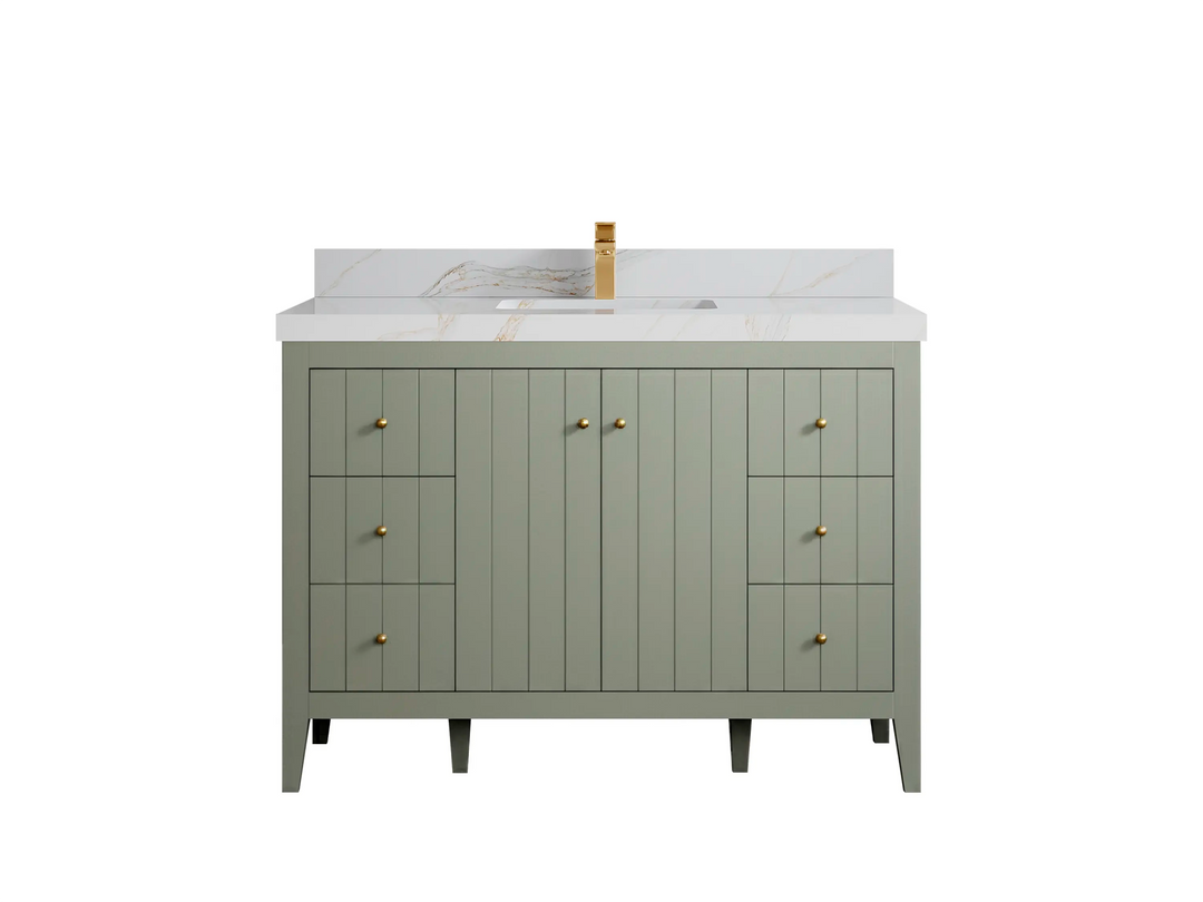 Atlanta 48 in. W x 22 in. D Single Sink Bathroom Vanity - Willow Bath and Vanity